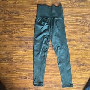 High-Waisted Green Leggings